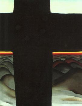 Georgia O Keeffe : Black Cross, New Mexico